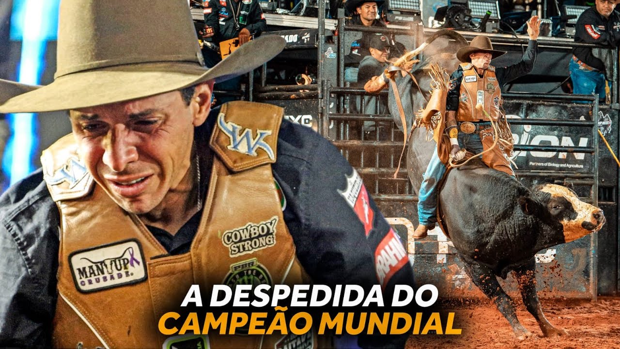 A DESPEDIDA do CAMPE&Atilde;O MUNDIAL de MONTARIAS EM TOUROS (Rafael Jos&eacute; de Brito o 