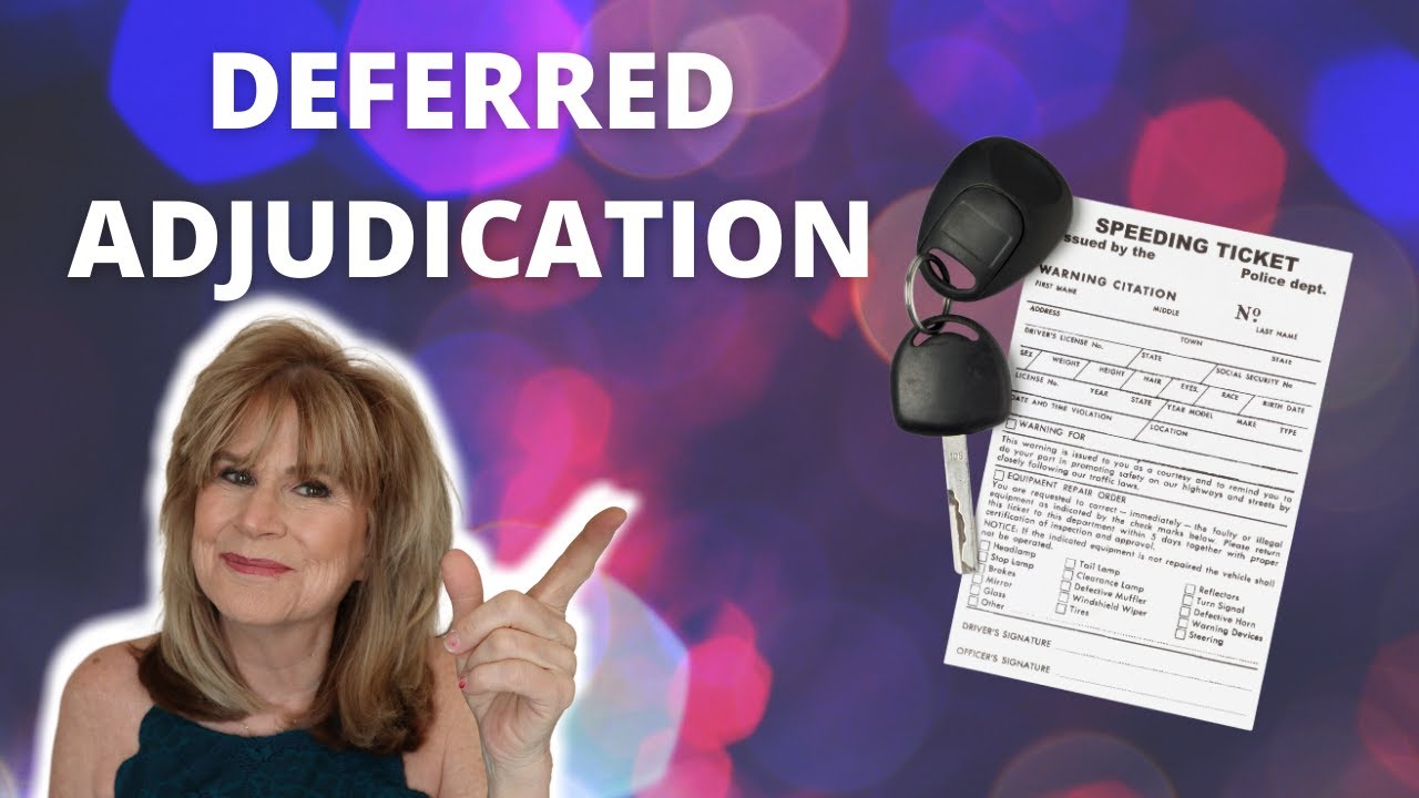 Deferred Adjudication Speeding Ticket