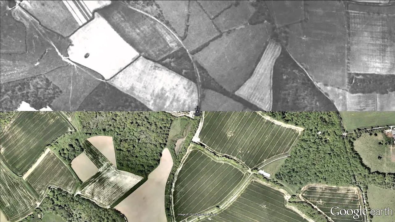 Split Screen Time Machine: Newport to Freshwater Railway Line 1945-2005