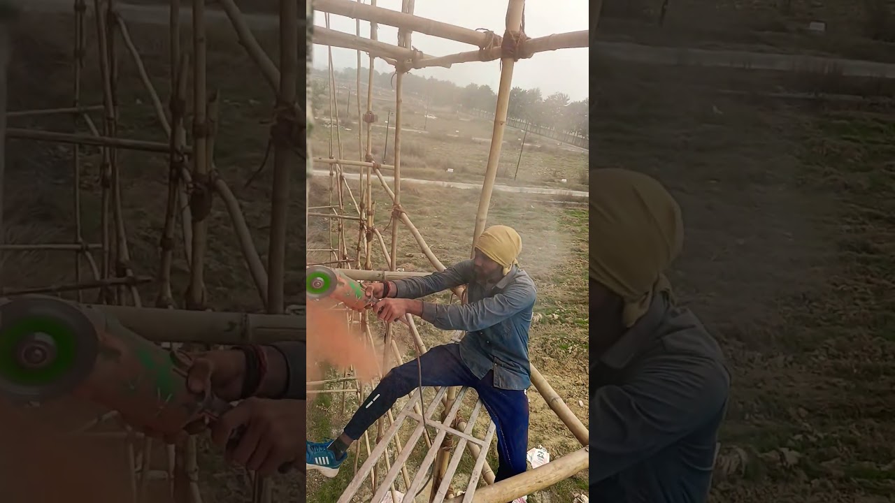 electrician blender machine wall cutting video 