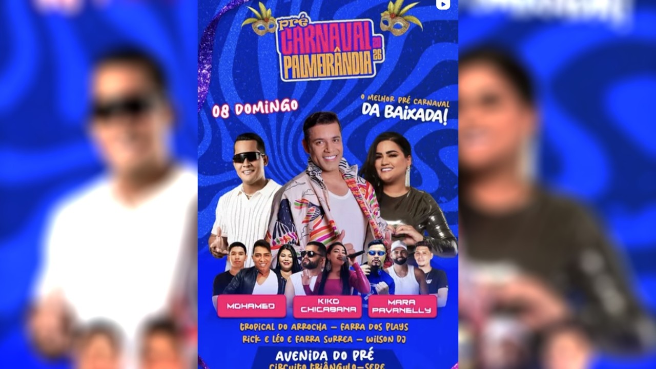 PRÉ CARNAVAL DE PALMEIRÂNDIA 08/02/2026