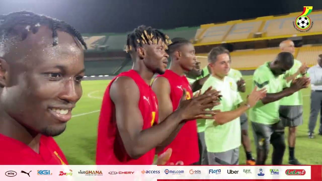 BLACK STARS JAMA AFTER LAST TRAINING IN BAMAKO