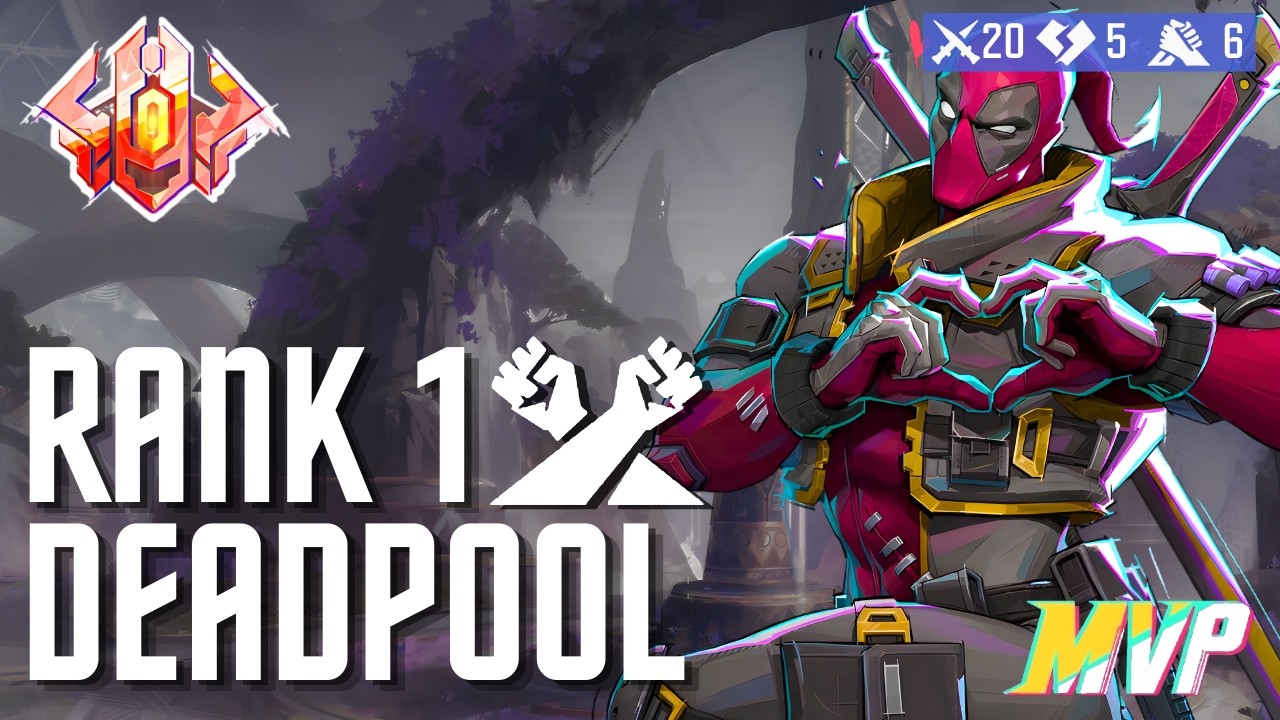 TARA101 | Rank 1 Deadpool (Vanguard) Gameplay | Season 6.5 | Marvel Rivals