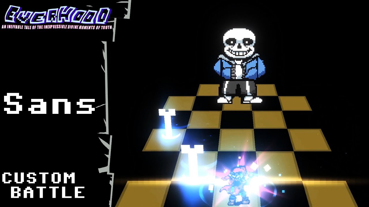 Everhood CUSTOM BATTLE: Sans