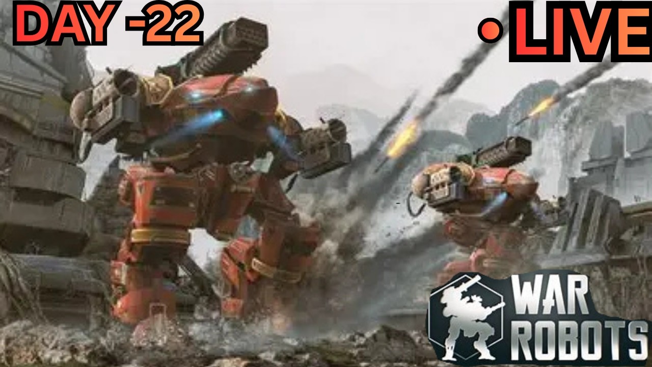 | WAR ROBOTS CHILL LIVE STREAM DAY 22 #warrobotslive #warrobotsindia #warrobots