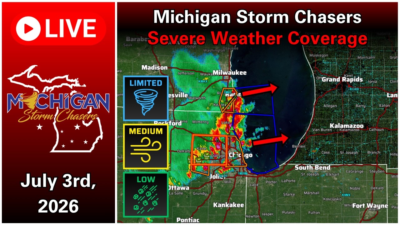 Michigan Severe Weather Coverage - July 3rd, 2026
