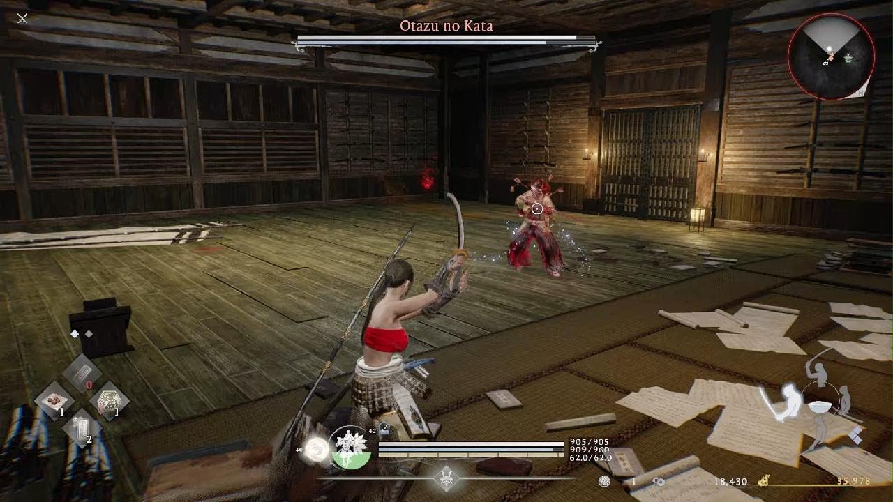 Nioh 3 level 1 no hit Otazu no kata