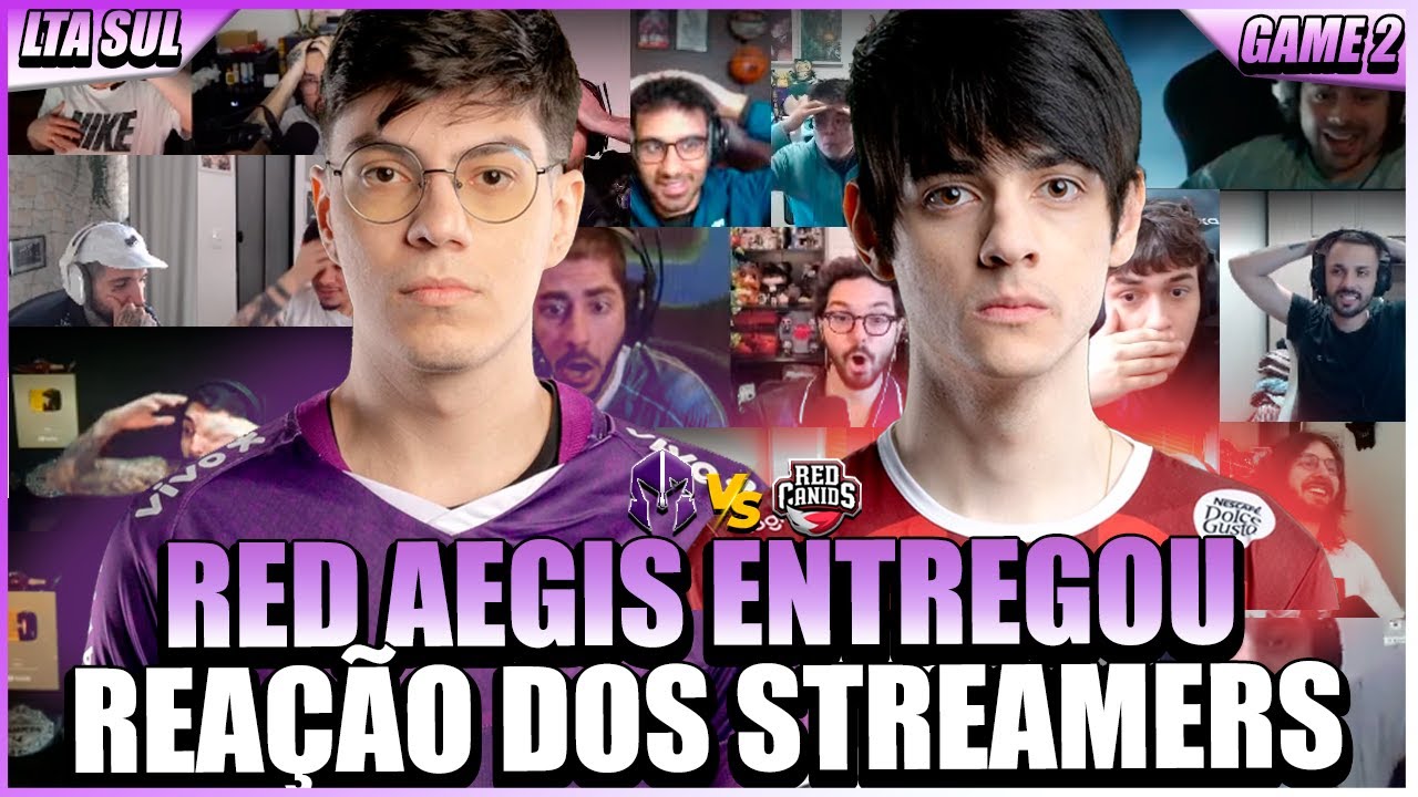 STREAMERS REAGEM A ENTREGADA COLOSSAL DA RED PARA VIVO KEYD no MELHOR JOGO da LTA SUL