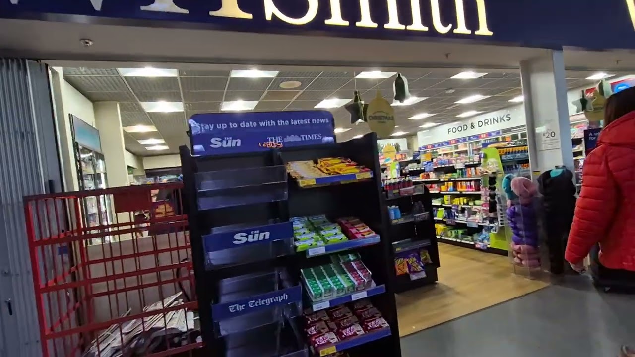 A walk around Bournemouth airport departures 