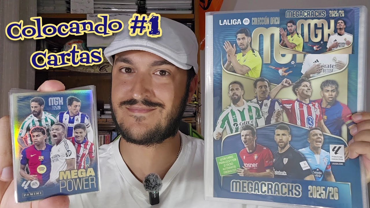 *ESTRENAMOS ARCHIVADOR CON MEGAPOWER* -  Colocando Cartas #1 *MEGACRACKS 2025-26* PANINI - CROLOMOLO
