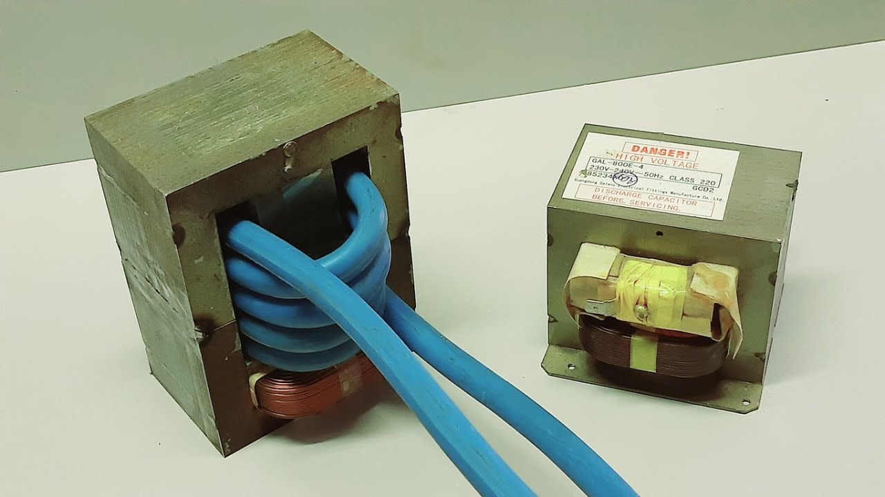 СВЧ трансформатор, лучшая модификация для аппарата точечной сварки