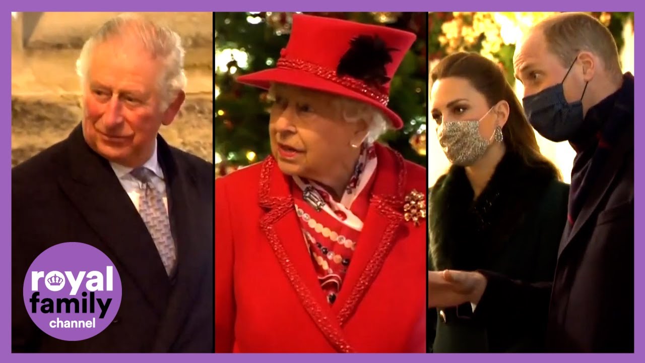 A Family Affair! The Queen and Charles Join William & Kate For Final Stop of Royal Train Tour