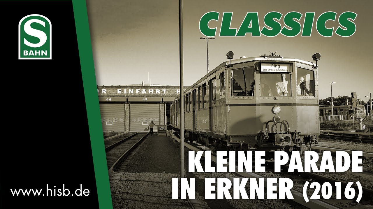 HiSB Classics: Museumsz&uuml;ge der Berliner S-Bahn in der Vorbeifahrt