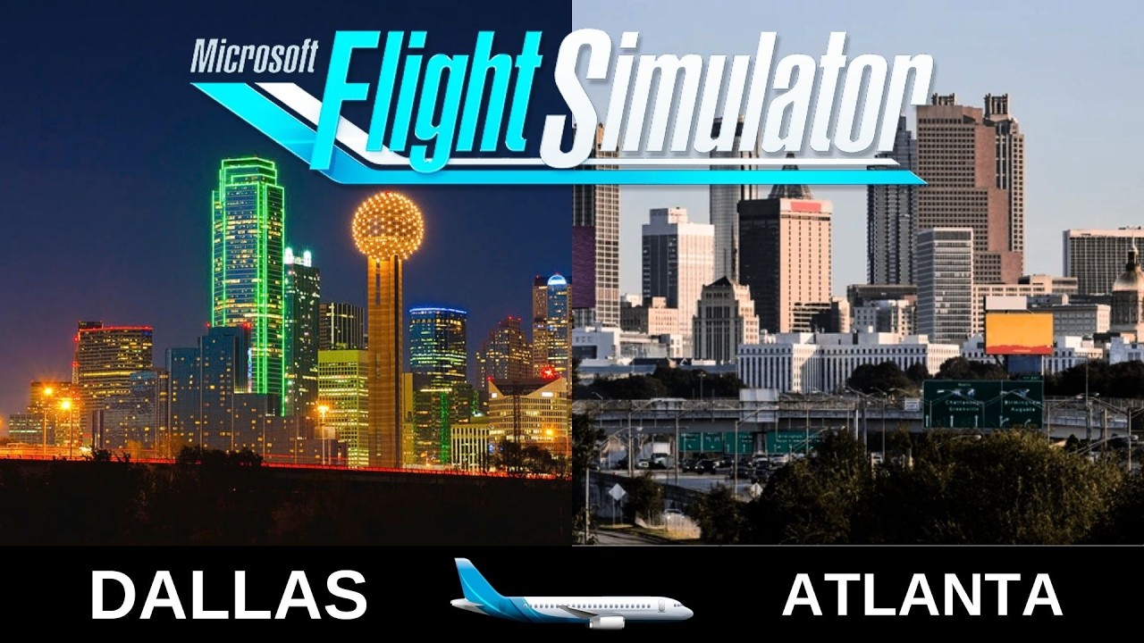 Dallas - Atlanta | A320 ✈️✈️✈️ | TEMİZ İNİŞ ✅ İNİŞ PİSTİMİZDE UÇAK VARDI GO AROUND YAPTIK