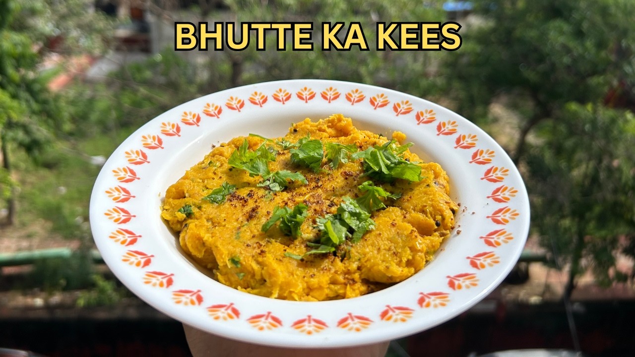 Bhutte ka Kees | भुट्टे का कीस | Indore Street Food | इन्दौर स्ट्रीट फूड | RasoiKala