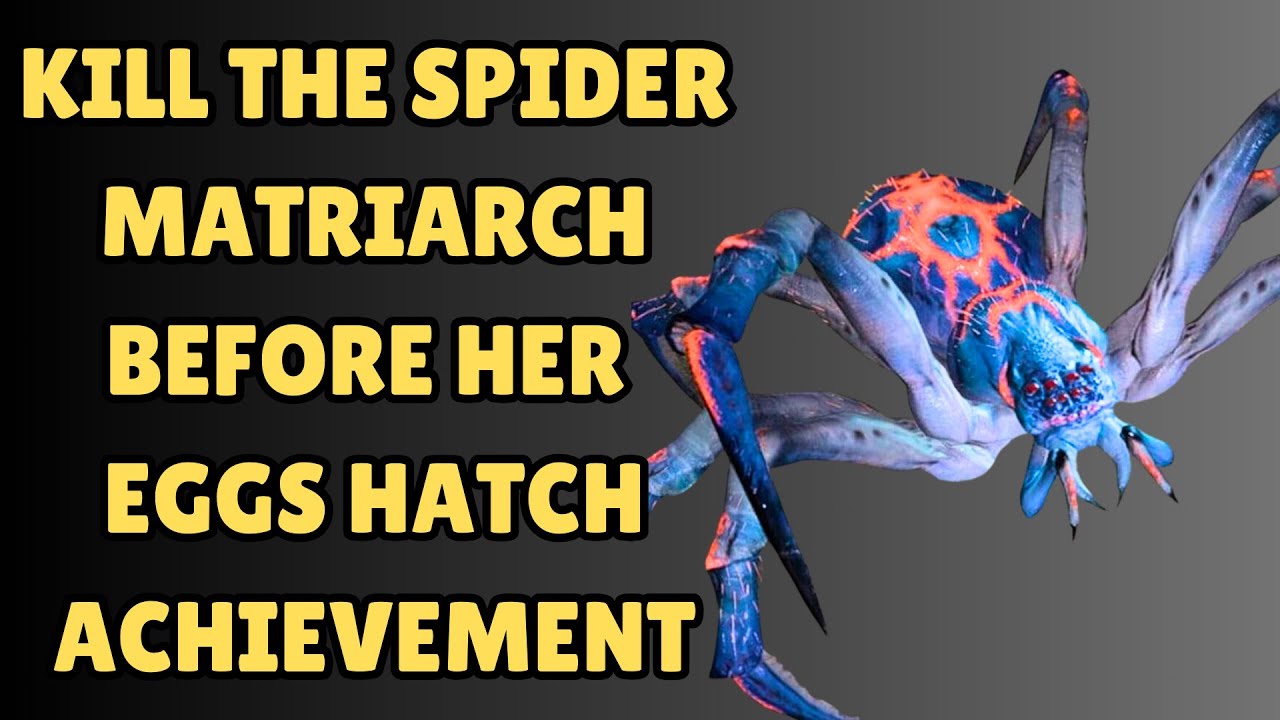 Kill the Spider Matriarch before her eggs hatch Achievement (Pest Control Achievement) BG3