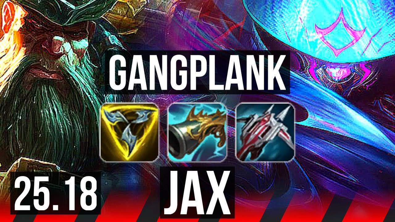 GANGPLANK vs JAX (TOP) | 11/2/6, Legendary | NA Challenger | 25.18