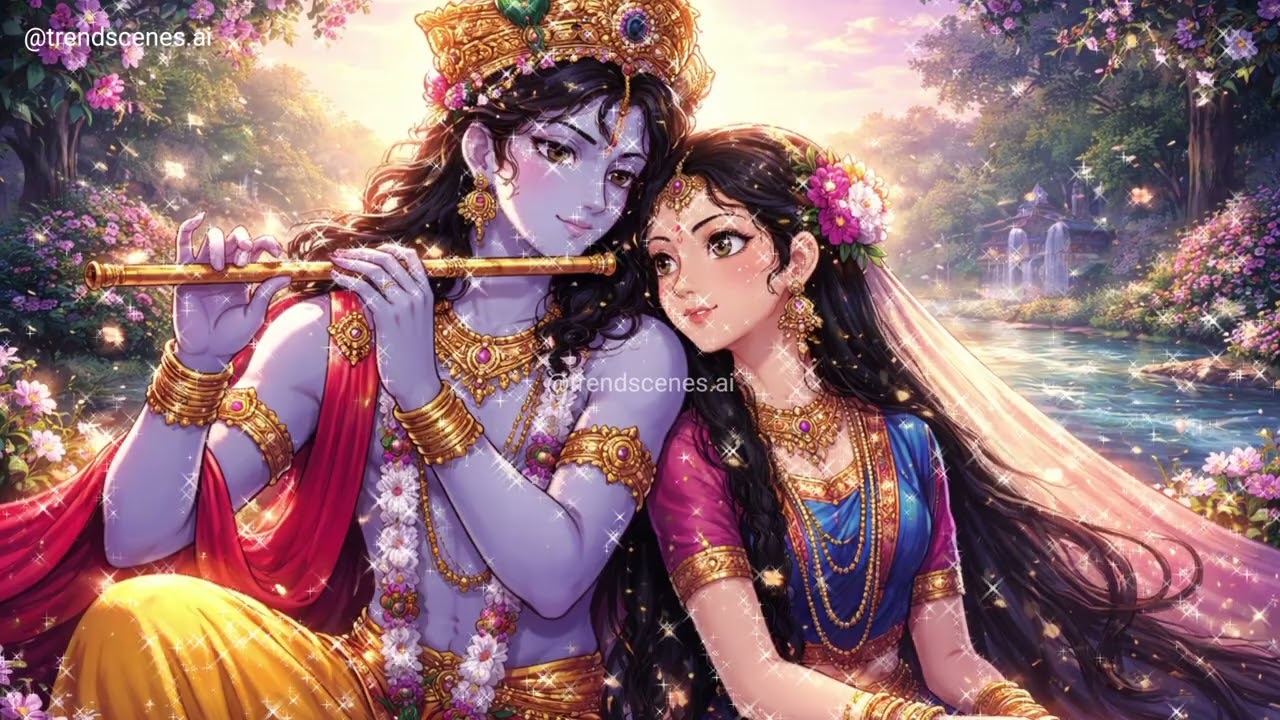 Radha Dekhe Kanha Ko ❤️ | Radha Krishna Divine Love Bhajan | Beautiful Krishna Song | Radhe Radhe