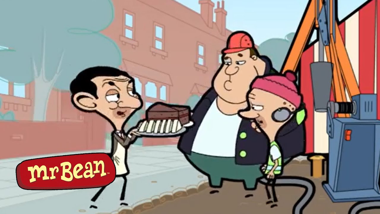 Roadworks | Mr Bean And Teddy Cartoons