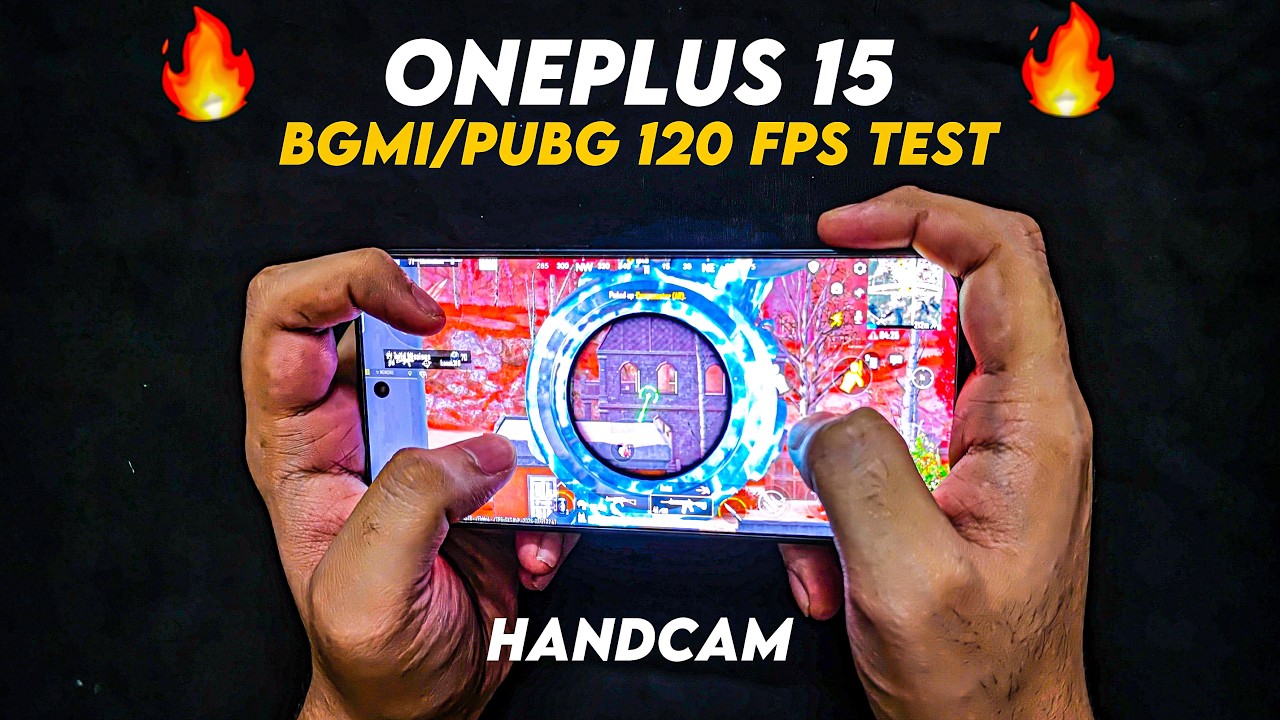 ONEPLUS 15 HANDCAM 🔥 BGMI/ PUBG 120 FPS TEST 4.6 UPDATE GAMING  #oneplus #oneplus15 #iqoo #iqoo15