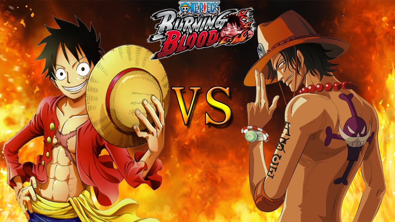 One Piece: Burning Blood - Luffy VS Ace [DEMO GAMEPLAY]