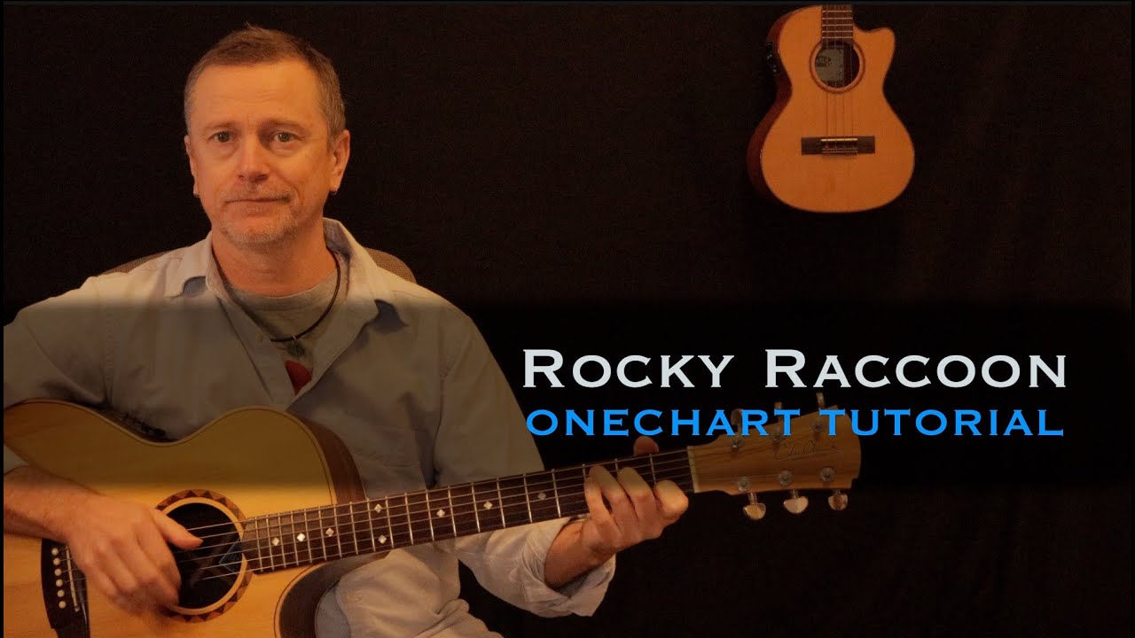 Rocky Raccoon The Beatles guitar lesson tutorial [free tab]