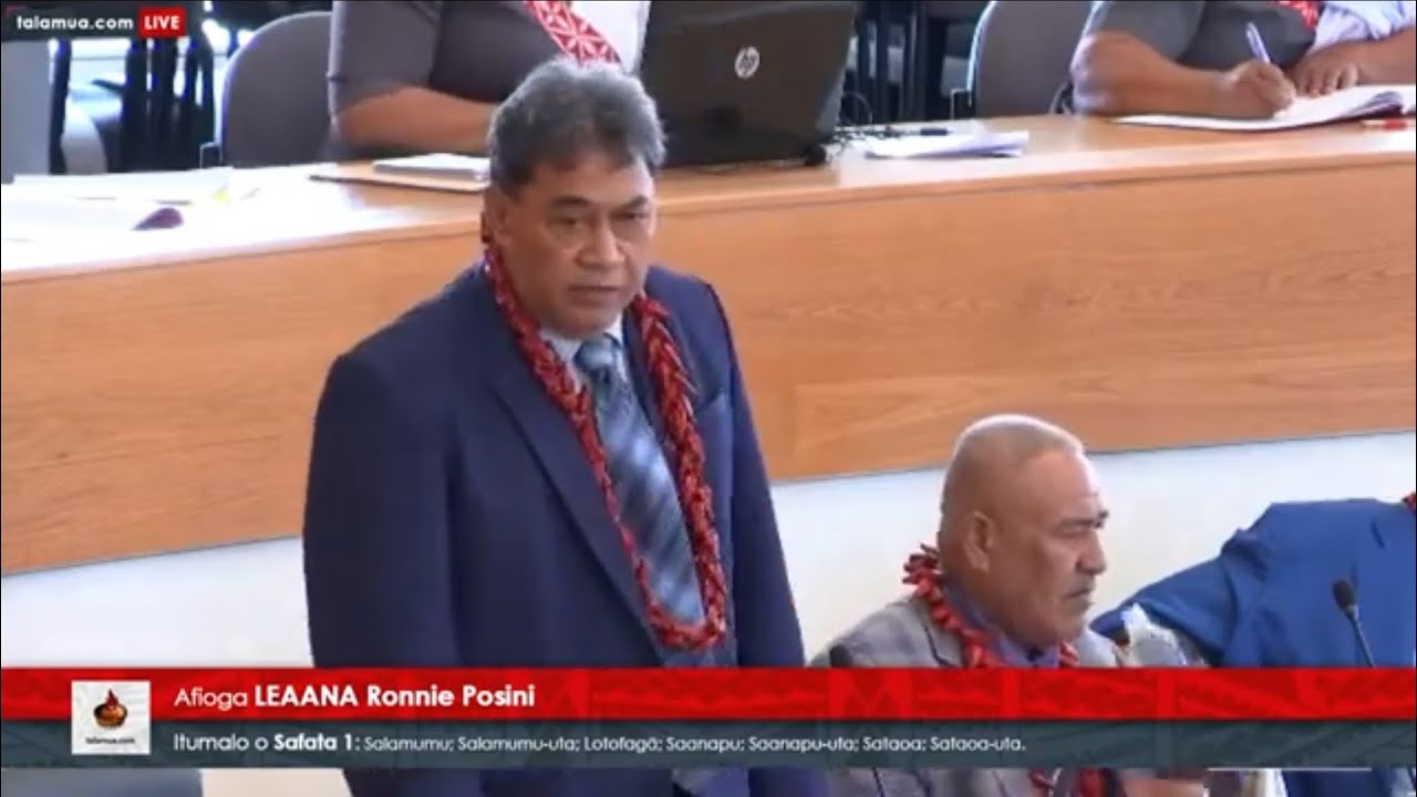 Palemene Aso Lua 24 Me 2022 - Leaana Ronnie Posini, Itumalo o Safata 1