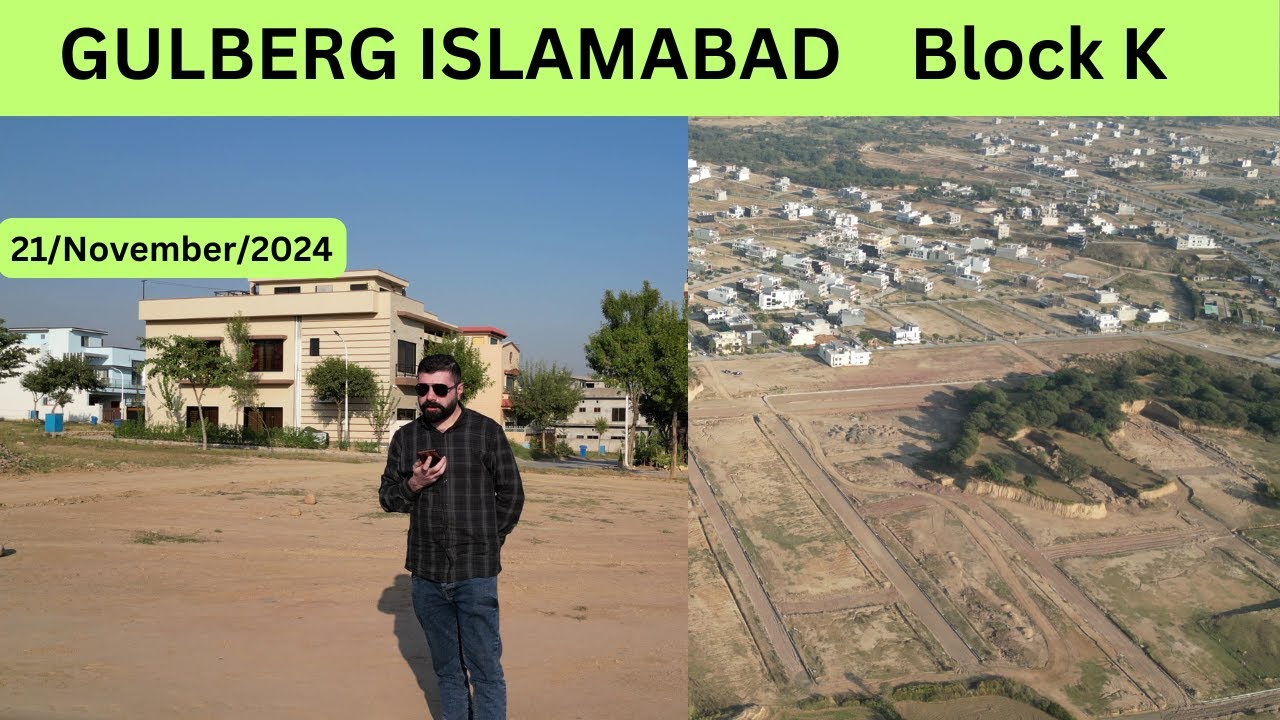 Gulberg Residencia Block K Latest Drone Video & Developments by Welldone Builder's Gulberg Islamabad