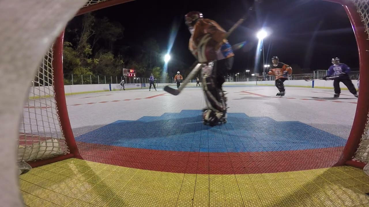 5 to 4 Playoff loss Dumb Pucks vs Crease Crusaders Chattanooga roller/inline hockey fall 2025