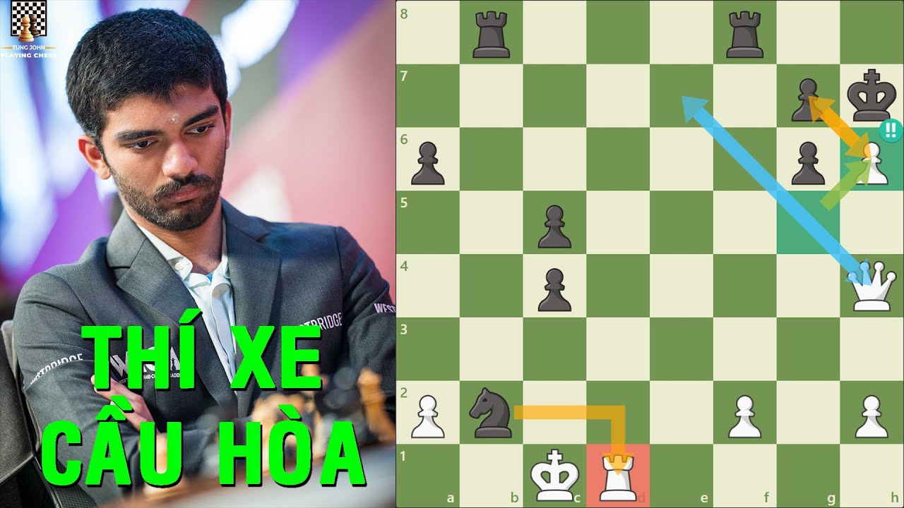 Đương Kim Vua Cờ Phải Thí Xe Cầu Hoà Thần Đồng Rameshbabu Praggnanandhaa - Superbet Chess Classic