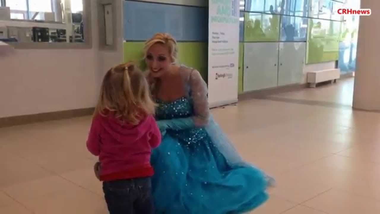 CRHnews - Disney's Frozen Elsa warms young hearts at Broomfield Hospital