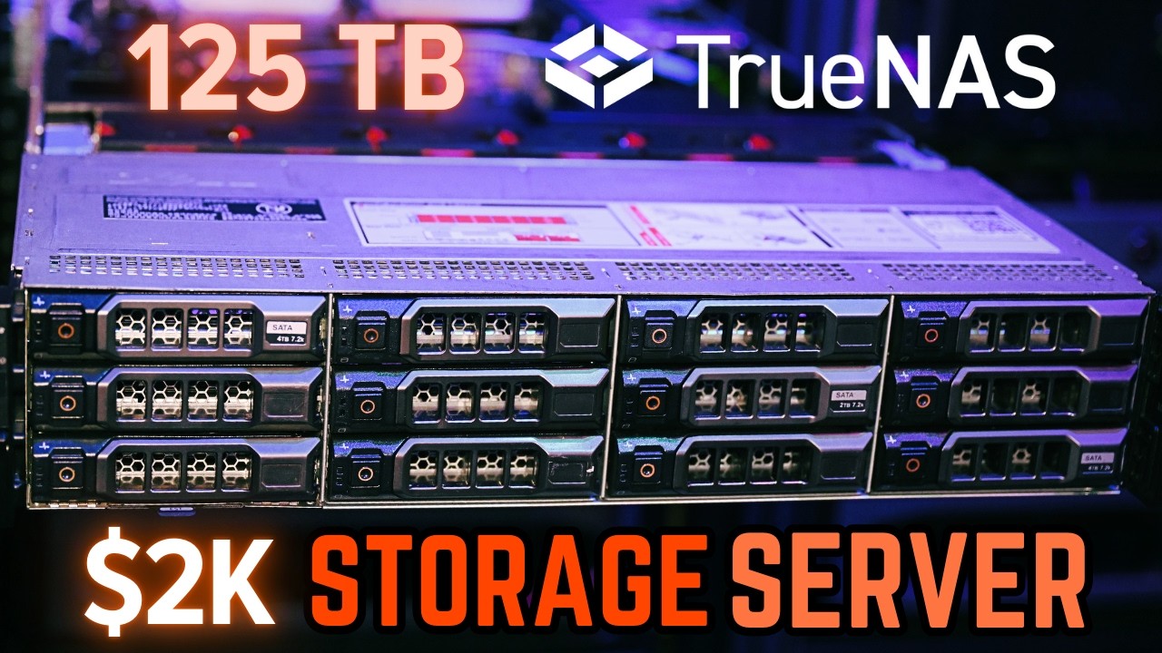TrueNAS Storage Server 125TB R730XD Homelab for $2000