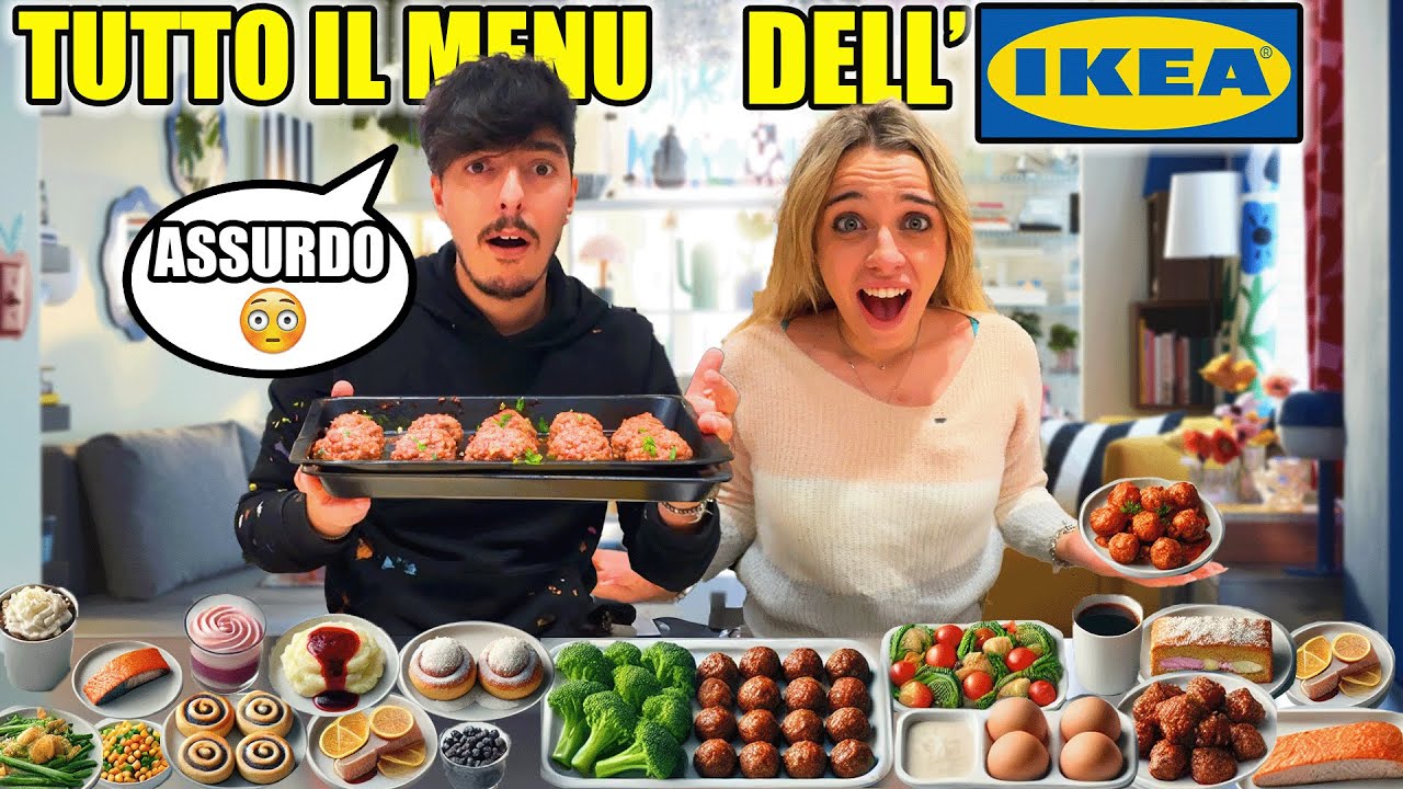 MANGIAMO TUTTO IL MENU DELL'IKEA! *E' BUONISSIMO*