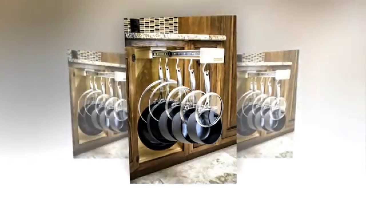 Glideware Cookware Organizer with 7 Hooks