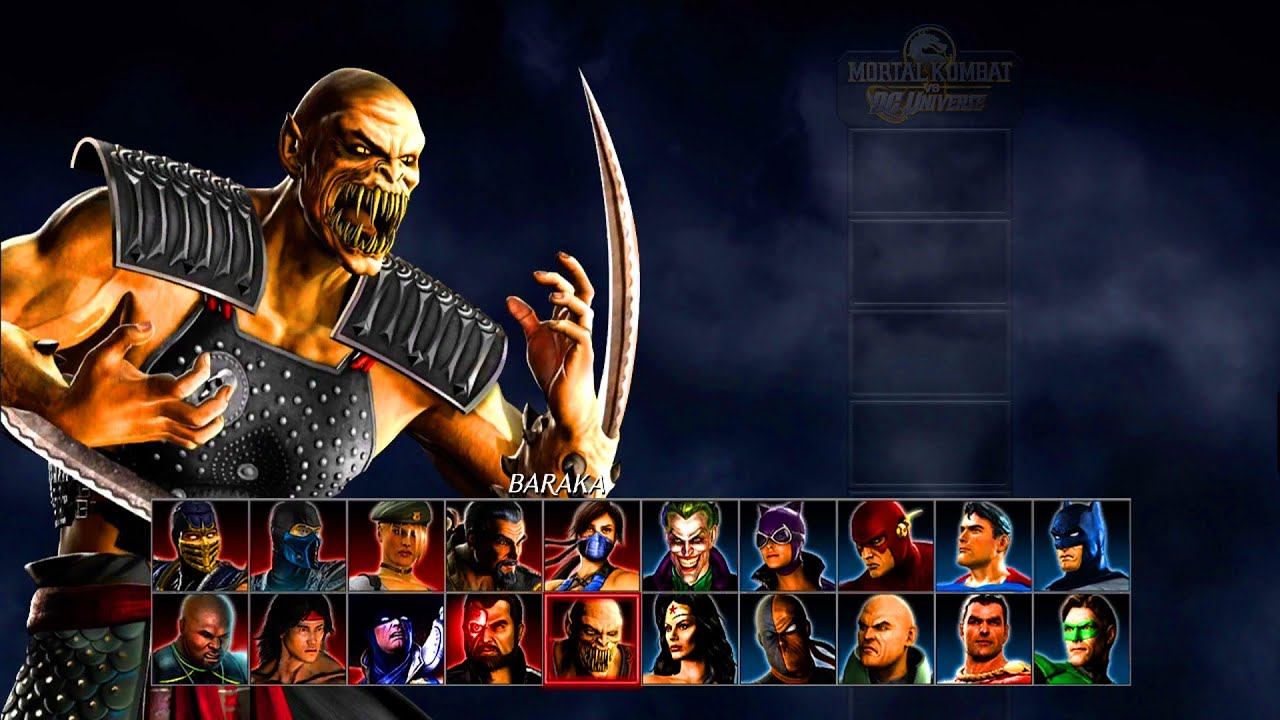Барака нанёс хороший урон в этой игре! — MK против DC! — Аркадная битва — Mortal Kombat против DC...