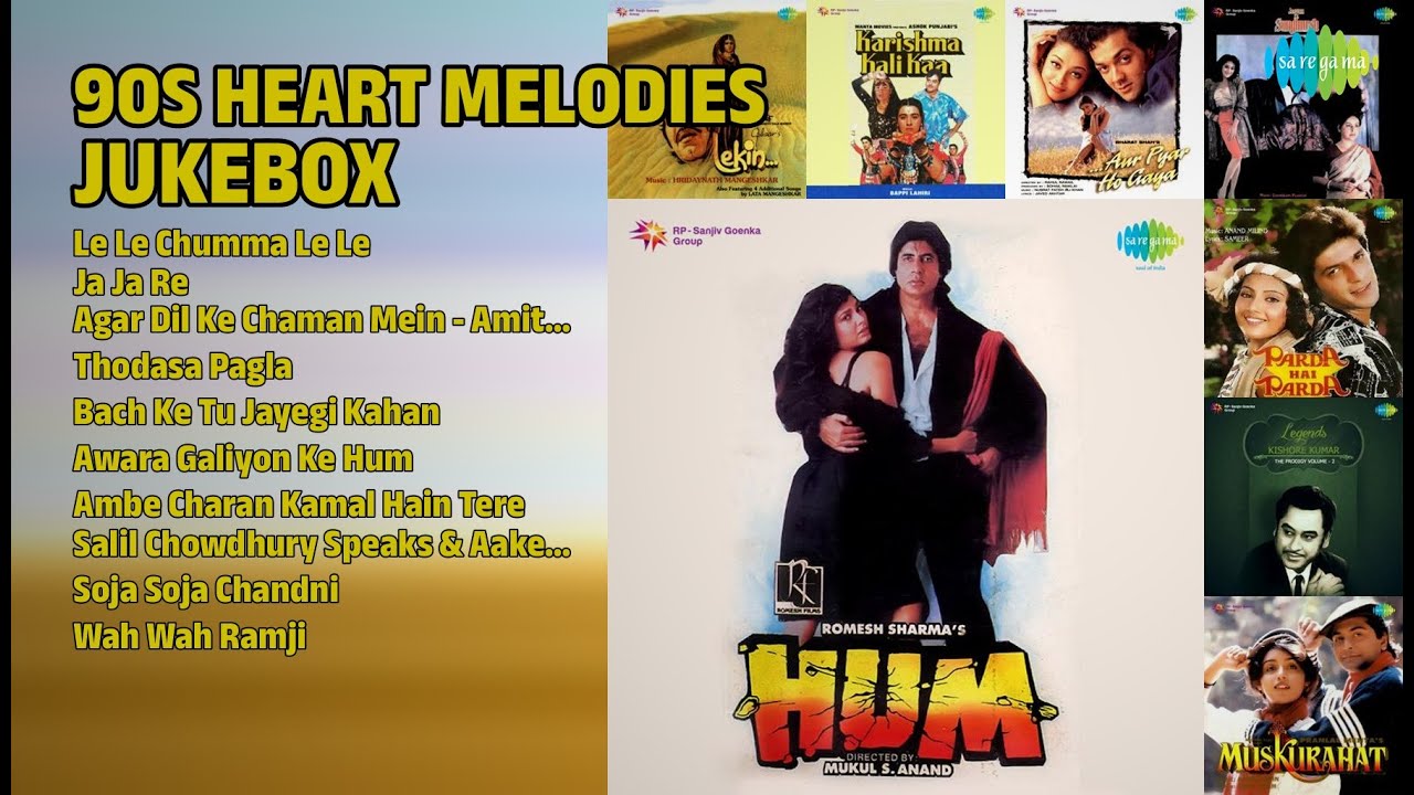 90s Heart Melodies Jukebox | Le Le Chumma | Ja Ja Re | Agar Dil Ke |Thodasa Pagla |Bach Ke Tu Jayegi