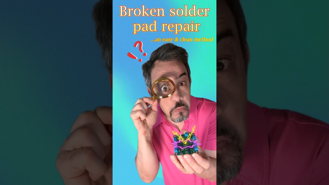 Reviving circuit boards with broken solder pad repair