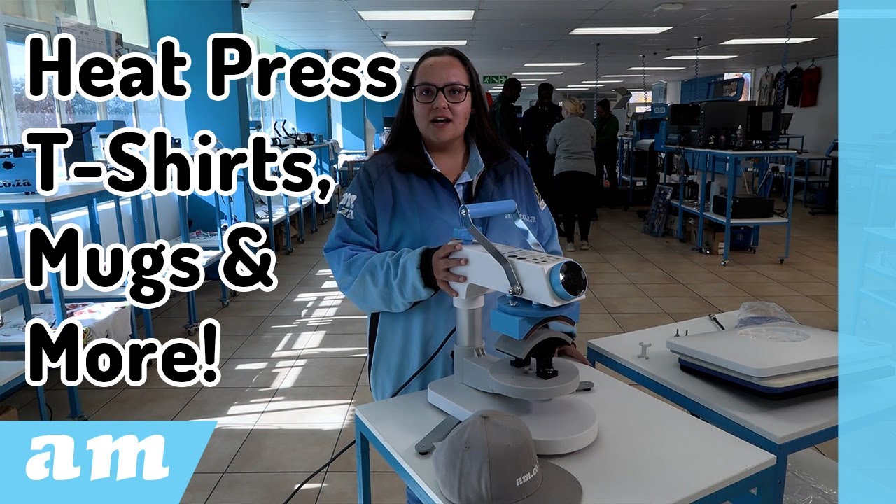 How H-HOBBY M5 Heat Press Combo Press Mugs, Caps, Flat T-Shirt and Plates