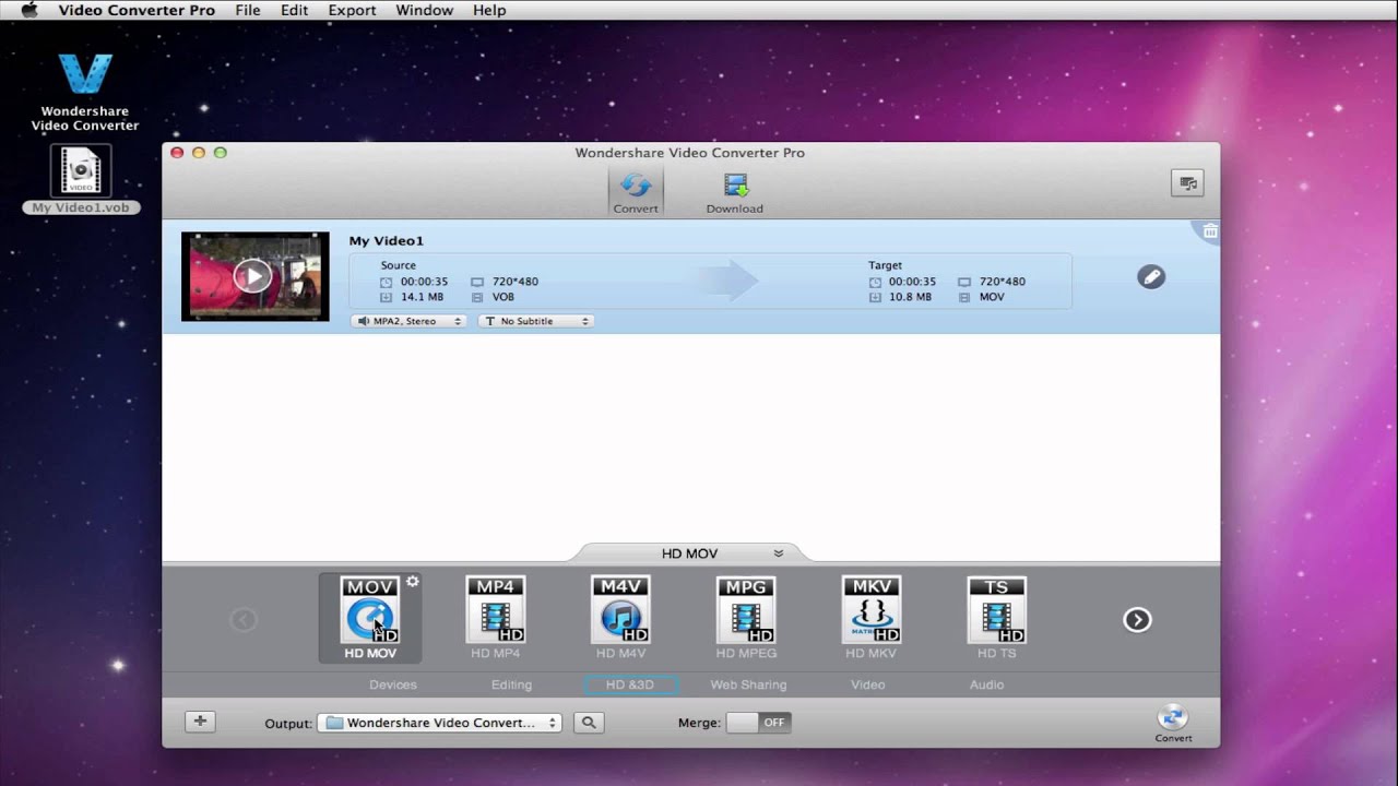 How to Convert VOB to QuickTime MOV on Mac OS X