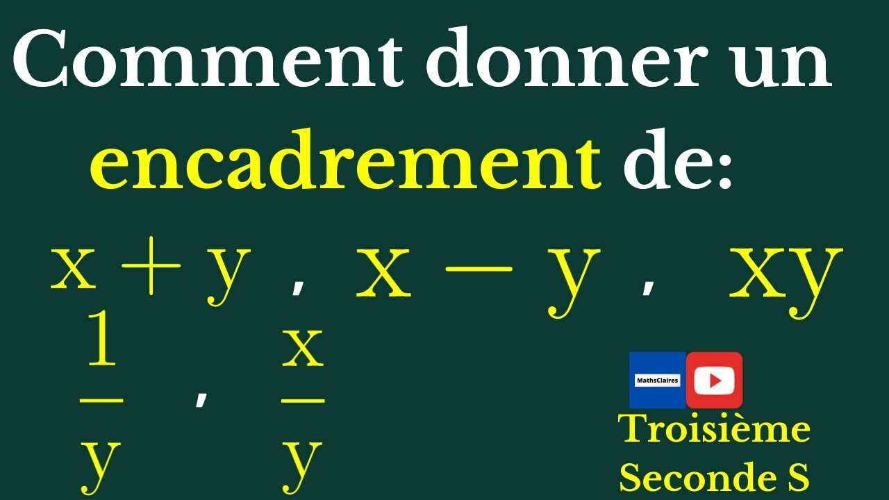 Intervalle et calcul approché: Comment encadrer X+Y,   X-Y,   XxY,   1/Y,   X/Y. Classes: 3e - 2ndeS