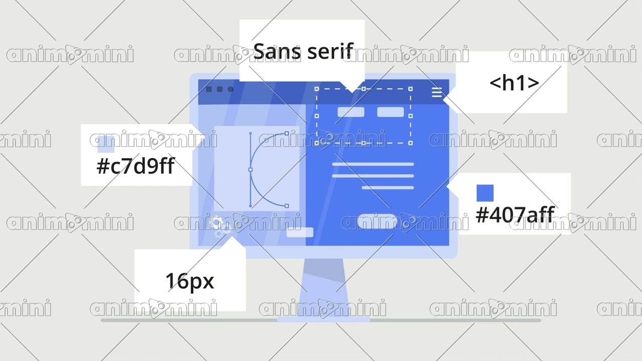 1020 02 Web Designer HD Animated Stock Footage
