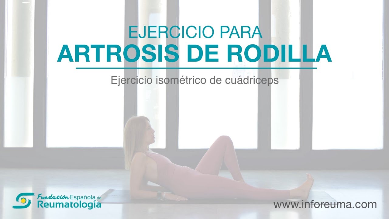 Ejercicio isométrico de cuádriceps