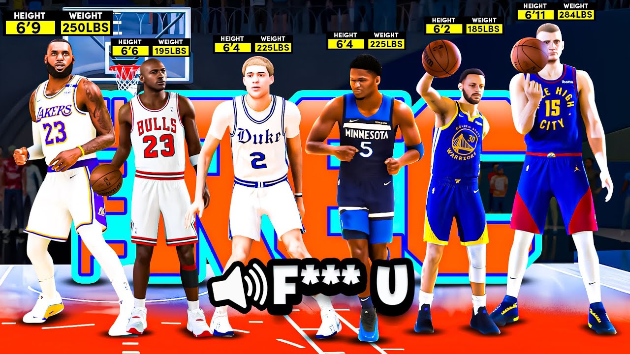 LOUD Arguments With H0M0PH0BIC Rec Randoms ( Nba2k25 Toxicity ) WINNING a GAME with EVERY BUILD