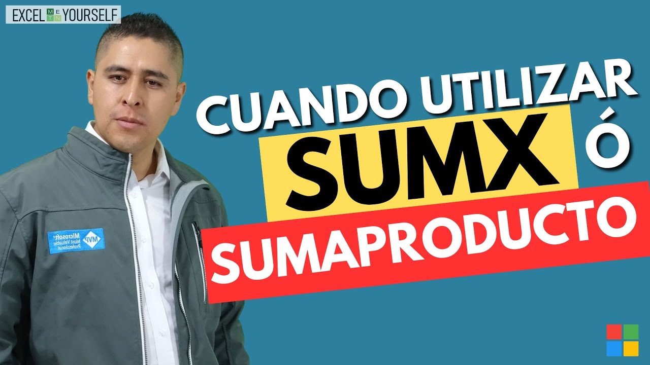 ¿Cuándo debo utilizar SUMX ➕🔍 y cuándo la función SUMAPRODUCTO en Excel? ➗✖️