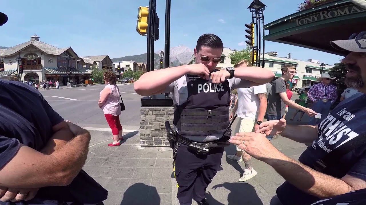 Encounter with the RCMP in Banff