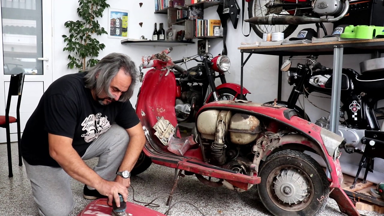 LAMBRETTA DL200 . KOKKINA FEGARIA TECH