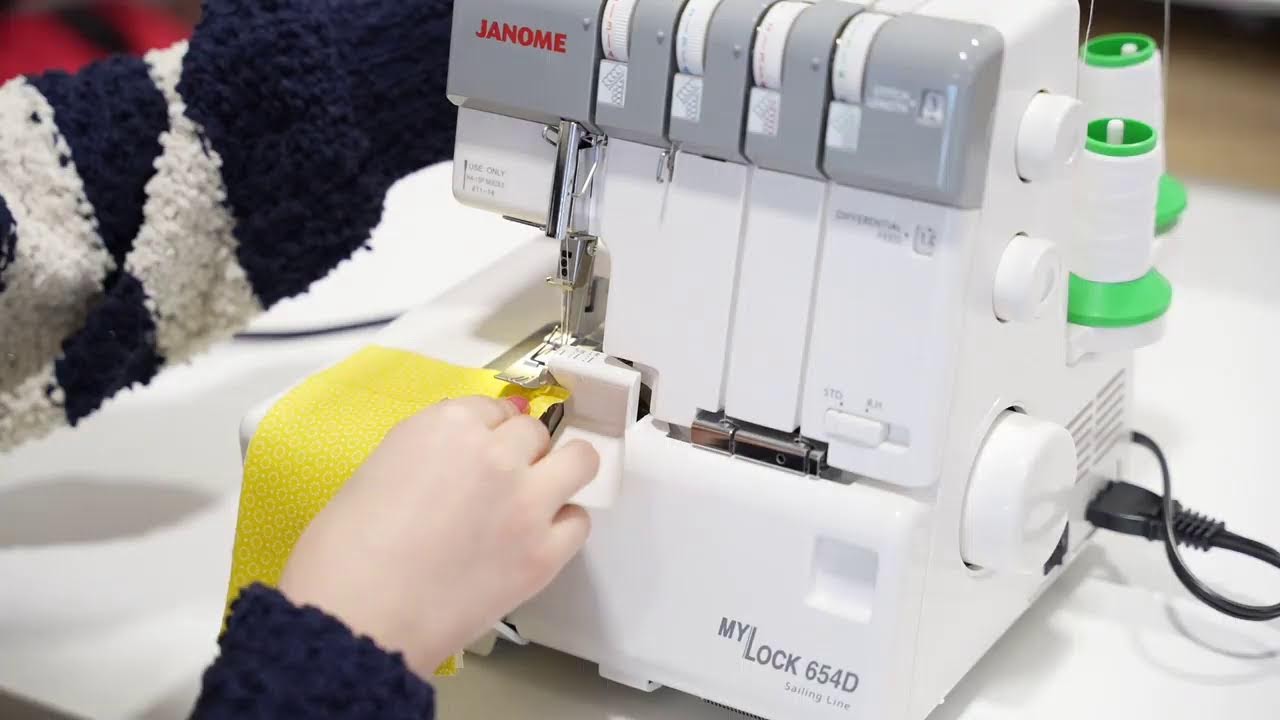 Lancement JANOME My Lock 654 D et projet mystère broderie !🤩