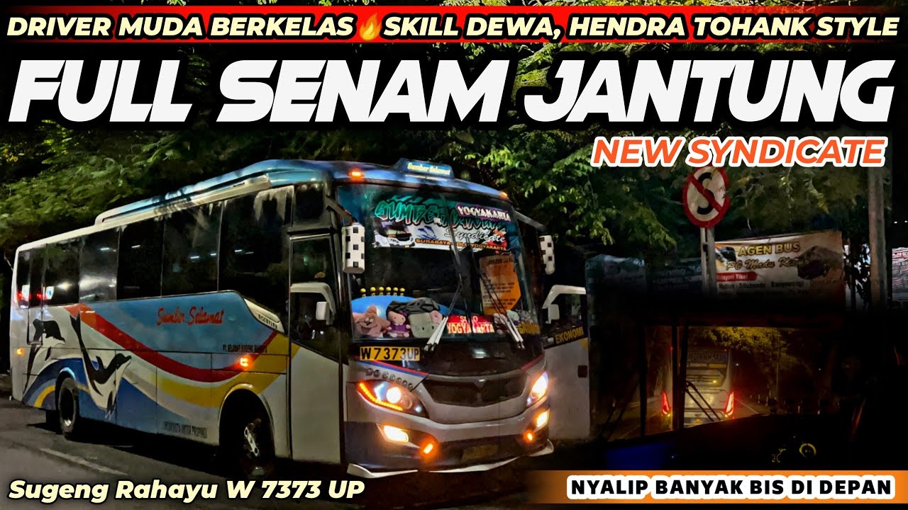 SKILL BRUTAL,BIKIN PENUMPANG JANTUNGAN🔥❗TRIP SUGENG RAHAYU 7373 SYNDICATE DRIVER VIRAL HENDRA TOHANK