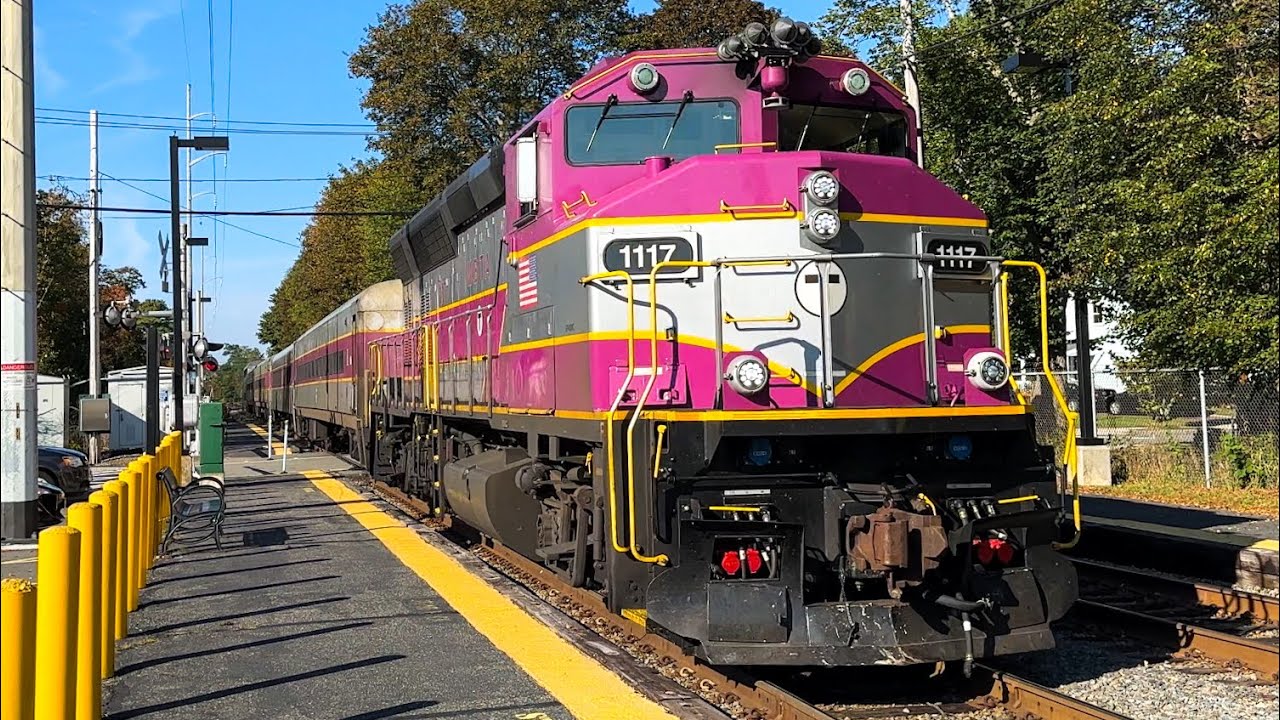 MBTA Commuter Rail on the Newburyport/Rockport Line - September 2025