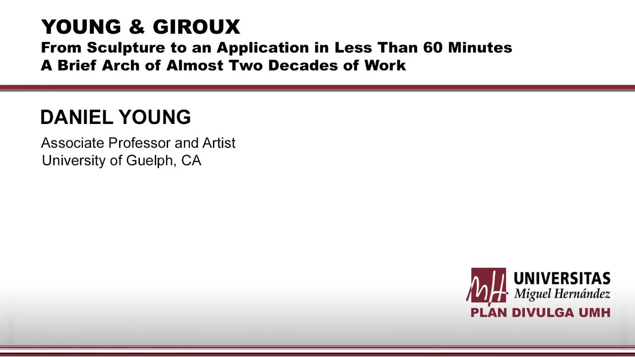YOUNG & GIROUX. From Sculpture to an Application in Less Than 60 minutes